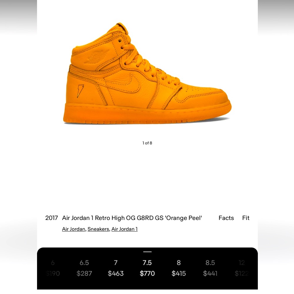 Air Jordan 1 RET HI Orange Peel sneakers - Picture 10 of 11